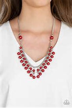 Load image into Gallery viewer, Location Location Location Red Necklace