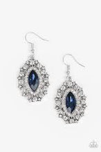 Load image into Gallery viewer, Long May She Reign Blue Earrings