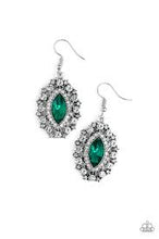 Load image into Gallery viewer, Long May She Reign Green Earrings
