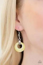 Load image into Gallery viewer, Look High and Glow Yellow Earrings