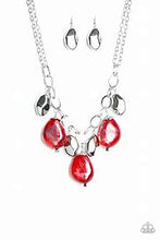 Load image into Gallery viewer, Looking Glass Glamorous Red Necklace