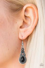 Load image into Gallery viewer, Looking Suave Black Earrings
