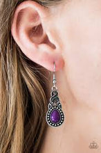 Load image into Gallery viewer, Looking Suave Purple Earrings