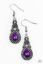 Load image into Gallery viewer, Looking Suave Purple Earrings