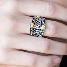 Load image into Gallery viewer, Lost in the Amazon Yellow Ring - Angie's $5.00 Bling