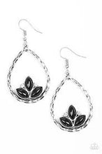 Load image into Gallery viewer, Lotus Laguna Black Earrings