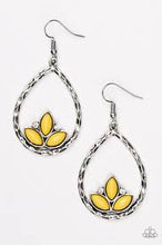 Load image into Gallery viewer, Lotus Laguna Yellow Earrings