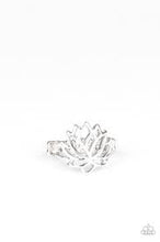 Load image into Gallery viewer, Lotus Lover Silver Skinny Band Ring