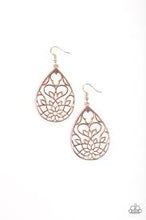 Load image into Gallery viewer, Lovely Lotus Rose Gold Earrings