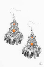 Load image into Gallery viewer, Lower East Wildside Orange Earrings