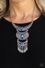 Load image into Gallery viewer, Lunar Enchantment Blue Necklace