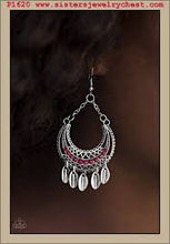 Load image into Gallery viewer, Lunar Lullaby Red Earrings