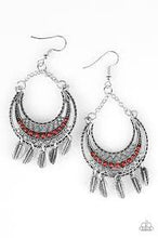 Load image into Gallery viewer, Lunar Lullaby Red Earrings