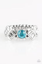 Load image into Gallery viewer, Luxury Loot Blue Skinny Band Ring