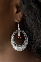 Load image into Gallery viewer, Madame Marvel Red Earrings