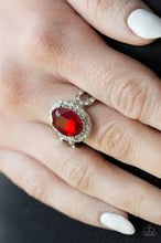 Load image into Gallery viewer, Magnificent Majesty Red Skinny Band Ring