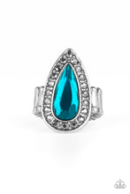 Load image into Gallery viewer, Majestic Mayhem Blue Ring - Angie's $5.00 Bling