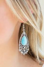 Load image into Gallery viewer, Majestically Malibu Blue Earrings