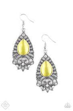 Load image into Gallery viewer, Majestically Malibu Yellow Earrings