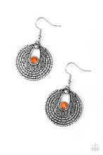 Load image into Gallery viewer, Majestically Mayan Orange Earrings