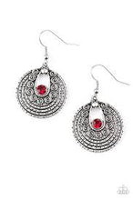 Load image into Gallery viewer, Majestically Mayan Red Earrings
