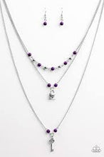 Load image into Gallery viewer, Major Key Purple Necklace - Angie's $5.00 Bling