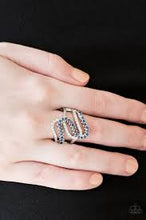 Load image into Gallery viewer, Make Waves Blue Ring - Angie's $5.00 Bling