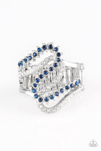 Load image into Gallery viewer, Make Waves Blue Ring - Angie's $5.00 Bling