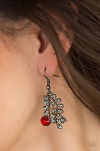 Load image into Gallery viewer, Make You Vine Red Earrings