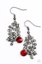 Load image into Gallery viewer, Make You Vine Red Earrings