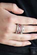 Load image into Gallery viewer, Make a Sheen Red Ring - Angie's $5.00 Bling