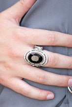 Load image into Gallery viewer, Making History Black Ring - Angie's $5.00 Bling