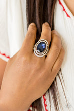 Load image into Gallery viewer, Making History Blue Ring - Angie's $5.00 Bling