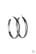 Load image into Gallery viewer, Making Laps Black Hoops