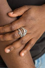 Load image into Gallery viewer, Making The World Sparkle Blue Ring - Angie's $5.00 Bling