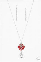 Load image into Gallery viewer, Malibu Mandala Red Lanyard