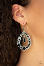 Load image into Gallery viewer, Malibu Mardi Gras Black Earrings
