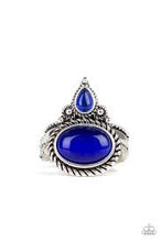 Load image into Gallery viewer, Malibu Mist Blue Skinny Band Ring