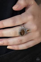 Load image into Gallery viewer, Malibu Mist Brown Skinny Band Ring