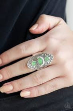 Load image into Gallery viewer, Malibu Mystic Green Ring - Angie's $5.00 Bling