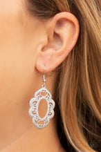 Load image into Gallery viewer, Mantras and Mandalas White Earrings
