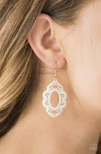 Load image into Gallery viewer, Mantras and Mandalas Gold Earrings