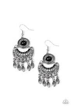 Load image into Gallery viewer, Mantra to Mantra Black Earrings