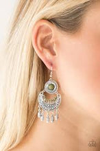 Load image into Gallery viewer, Mantra to Mantra Green Earrings