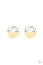 Load image into Gallery viewer, Marble Minimalist White Post Earrings