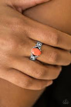 Load image into Gallery viewer, March To Your Own Bead Orange Skinny Band Ring