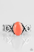 Load image into Gallery viewer, March To Your Own Bead Orange Skinny Band Ring