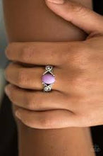 Load image into Gallery viewer, March to Your Own Bead Purple Skinny Band Ring