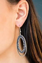 Load image into Gallery viewer, Marry Into Money Blue Earrings