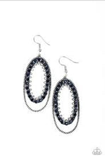 Load image into Gallery viewer, Marry Into Money Blue Earrings